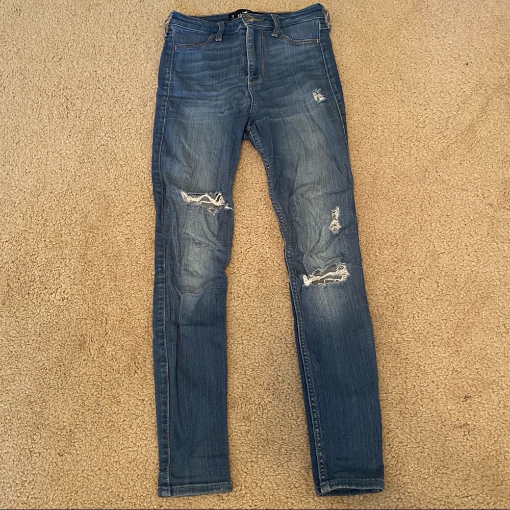 ultra high rise jean leggings
